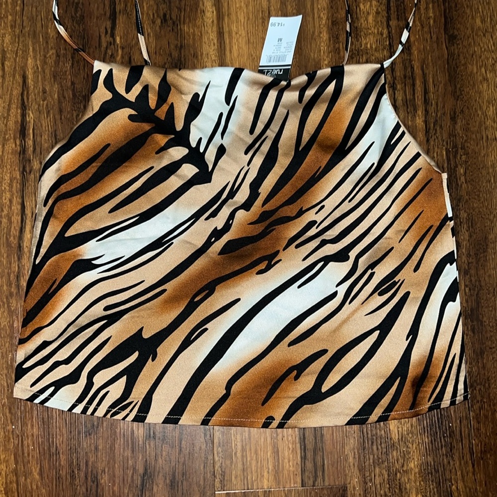Tiger print tank top